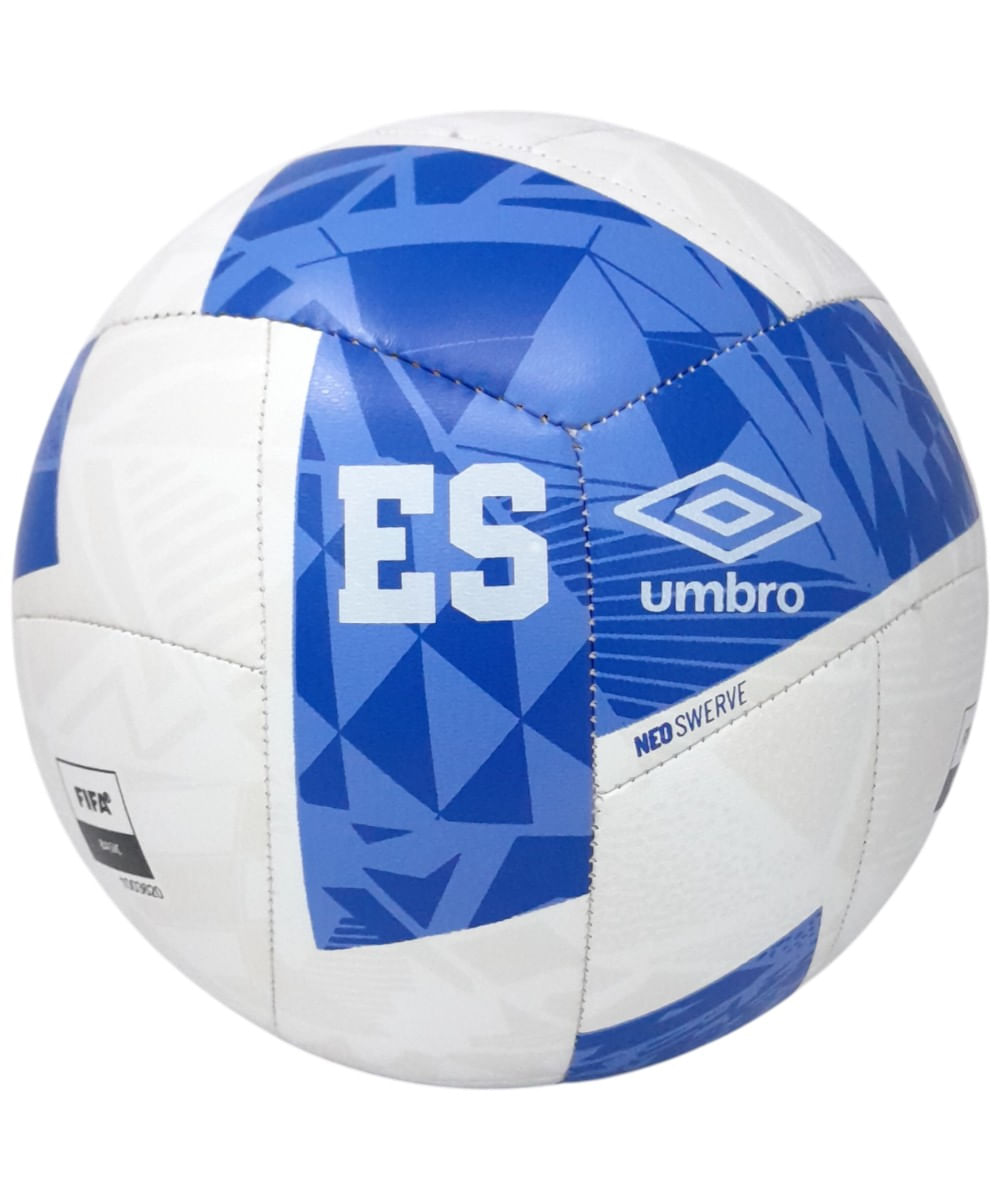 Balón de fútbol #5 El Salvador blanco y azul