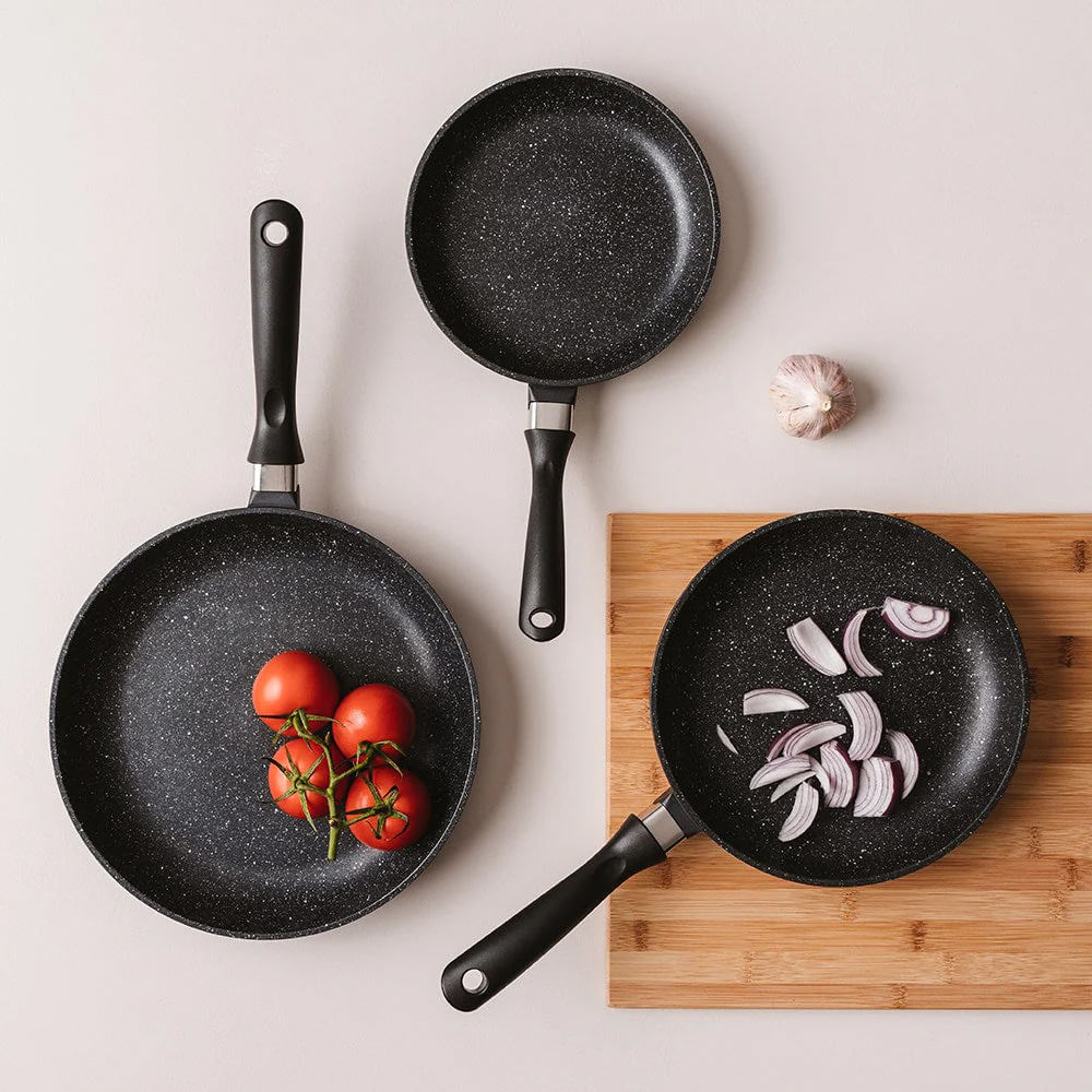 Set de 3 sartenes CuisinePro de aluminio