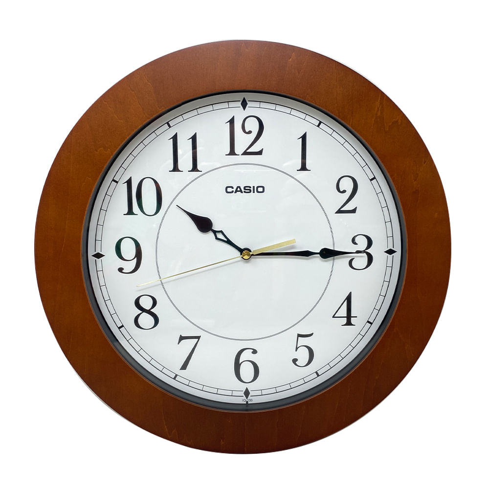 Reloj redondo Casio para pared 35.6 cm