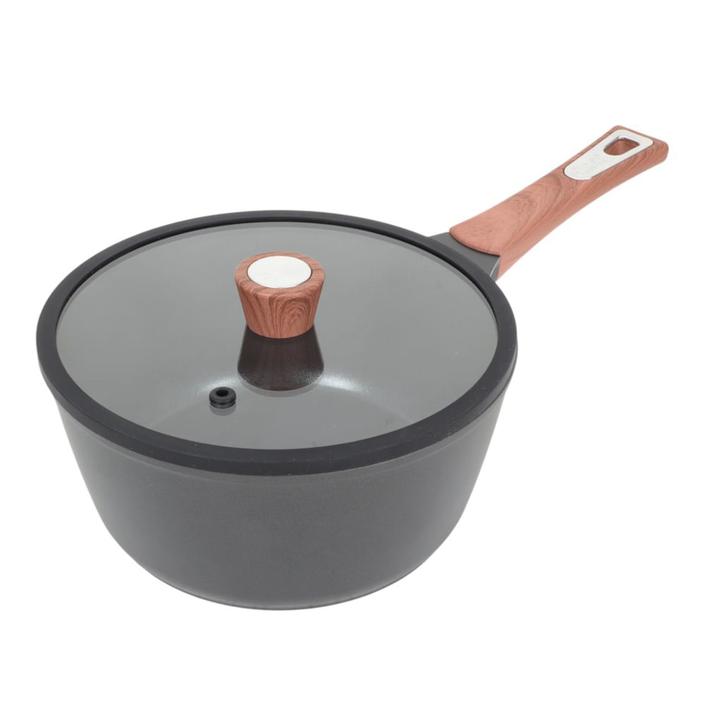 Olla salsera de aluminio con tapa Chef essence 20 cm