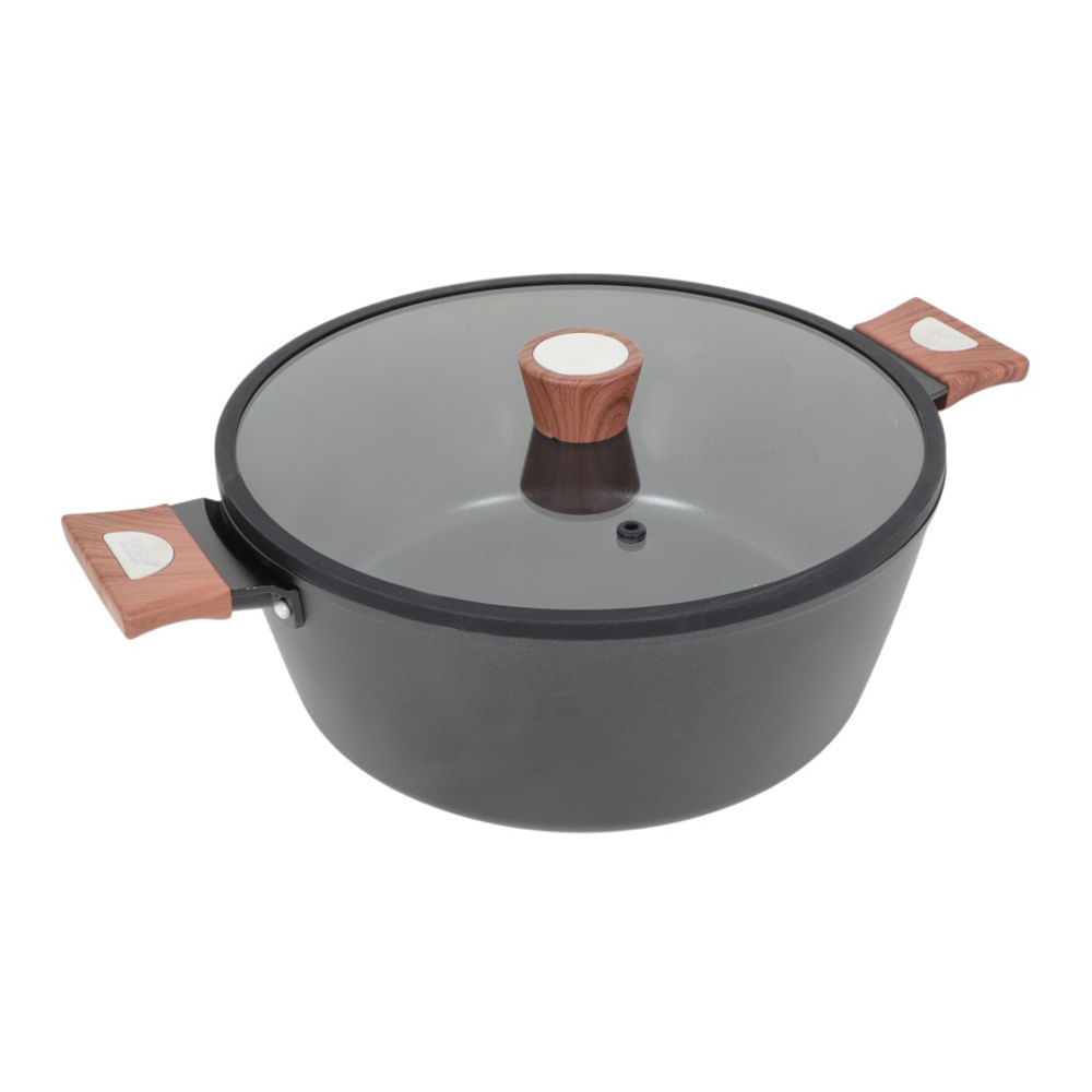 Olla salsera de aluminio con tapa Chef essence 24 cm