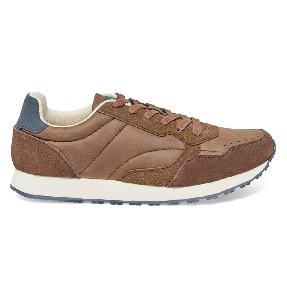Zapato deportivo casual Sfera café  para hombre
