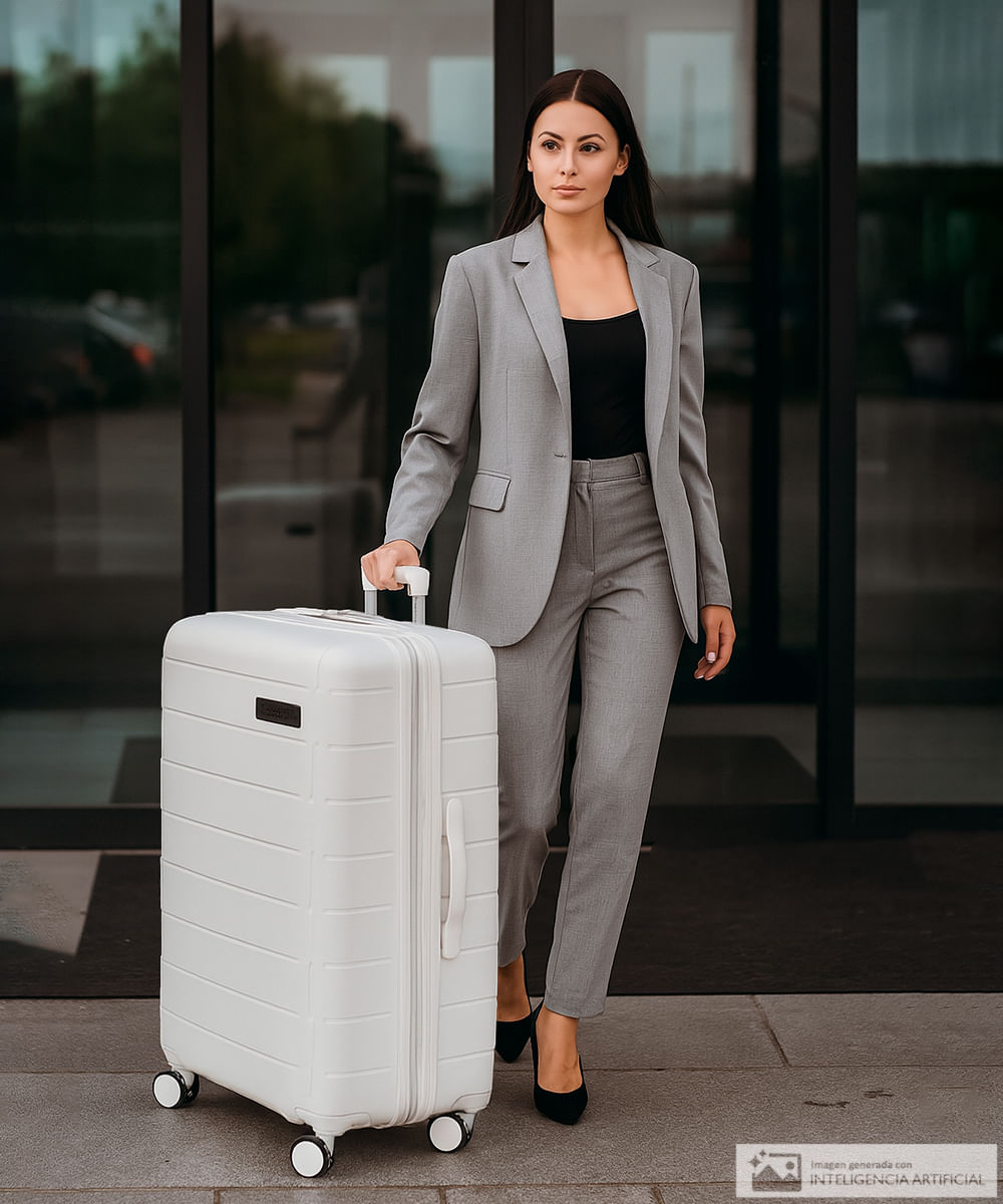 Maleta grande Swissbrand Nicosia blanca