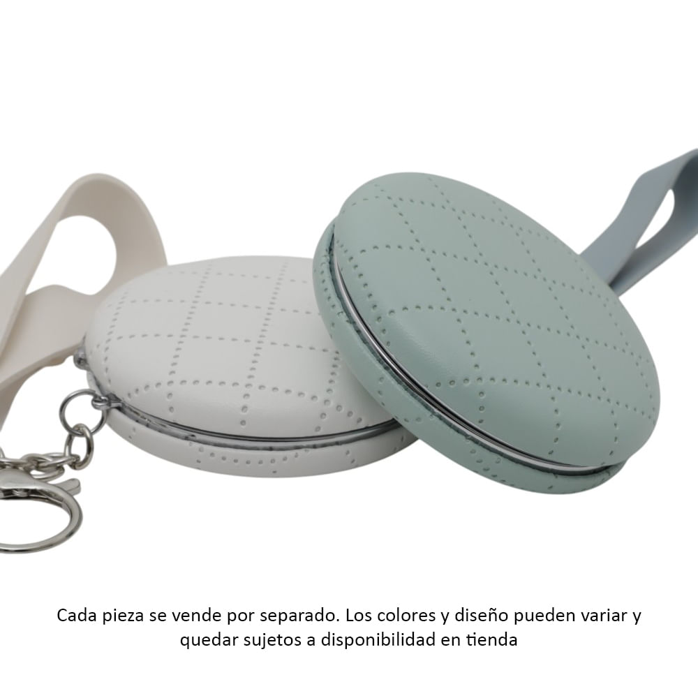 Espejo redondo diseño cuadricula surtido 7 cm (1 pieza)