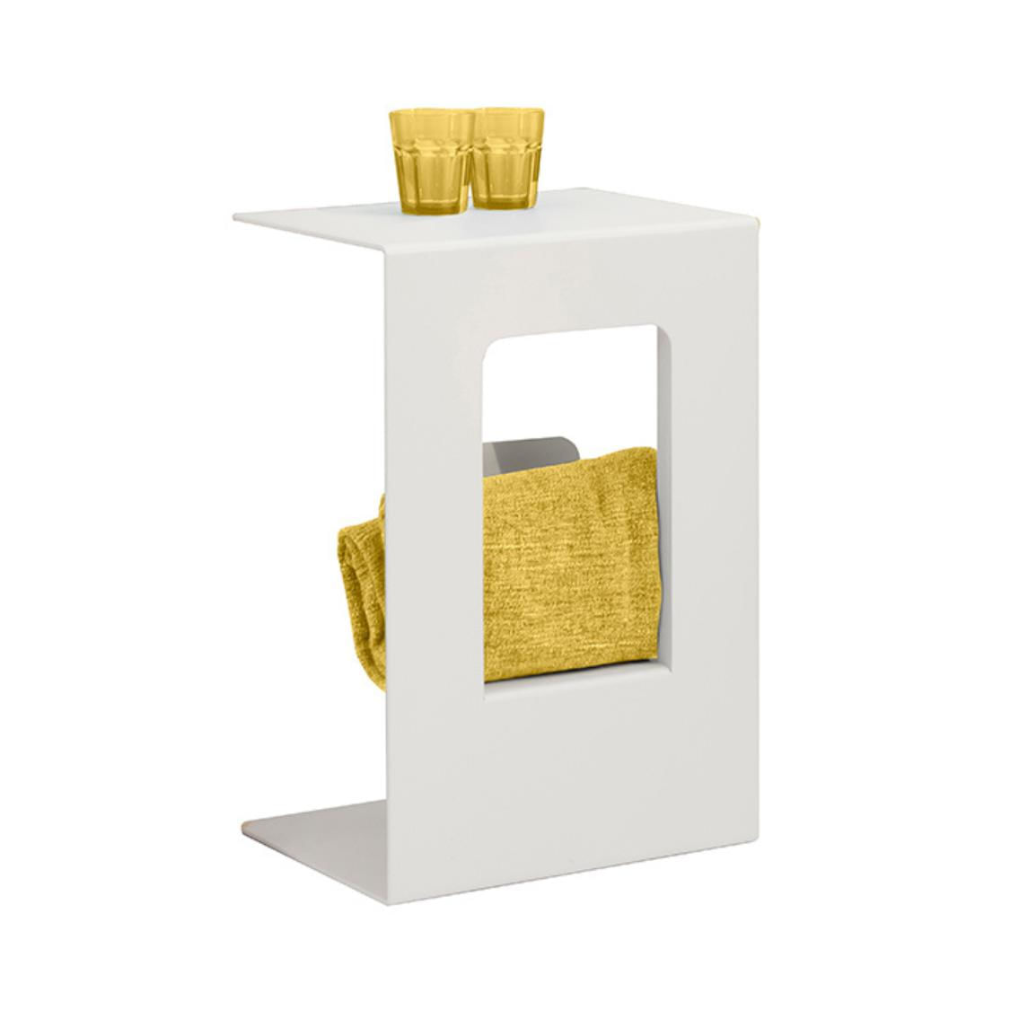 Mesa auxiliar para revistas Enka