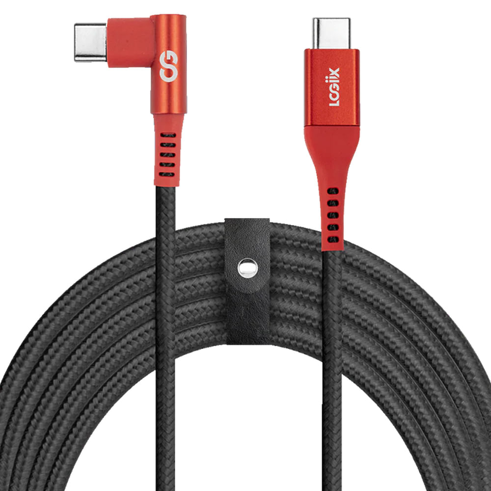 Cable Logiix Piston Connect XL 90 USB-C a USB-C 3m 100W