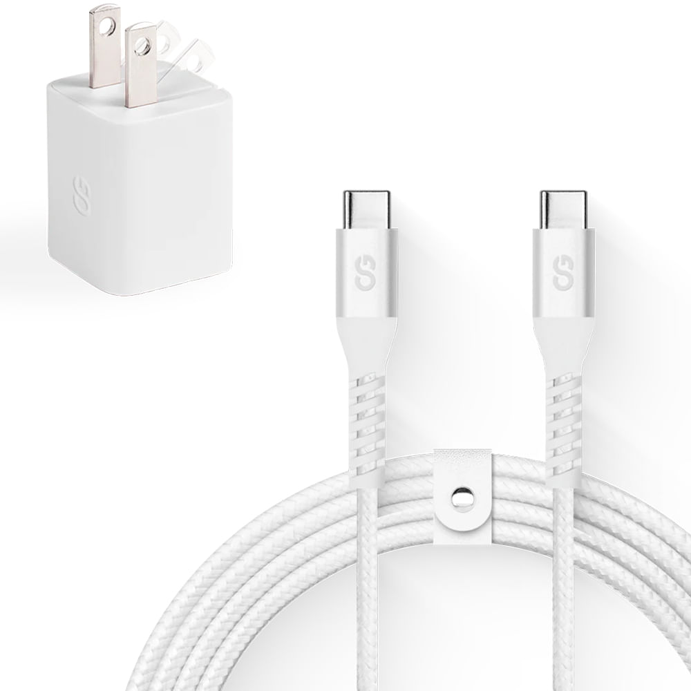 Cargador con cable Logiix Vibrance USB-C 30Watts