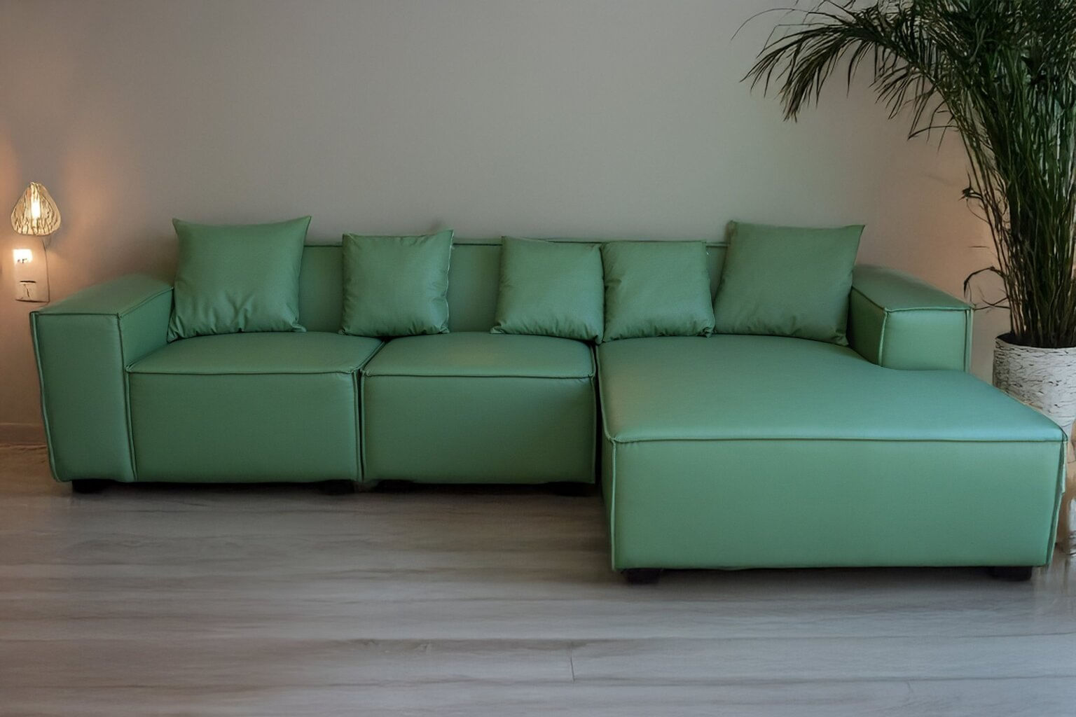 Sala esquinera Square verde