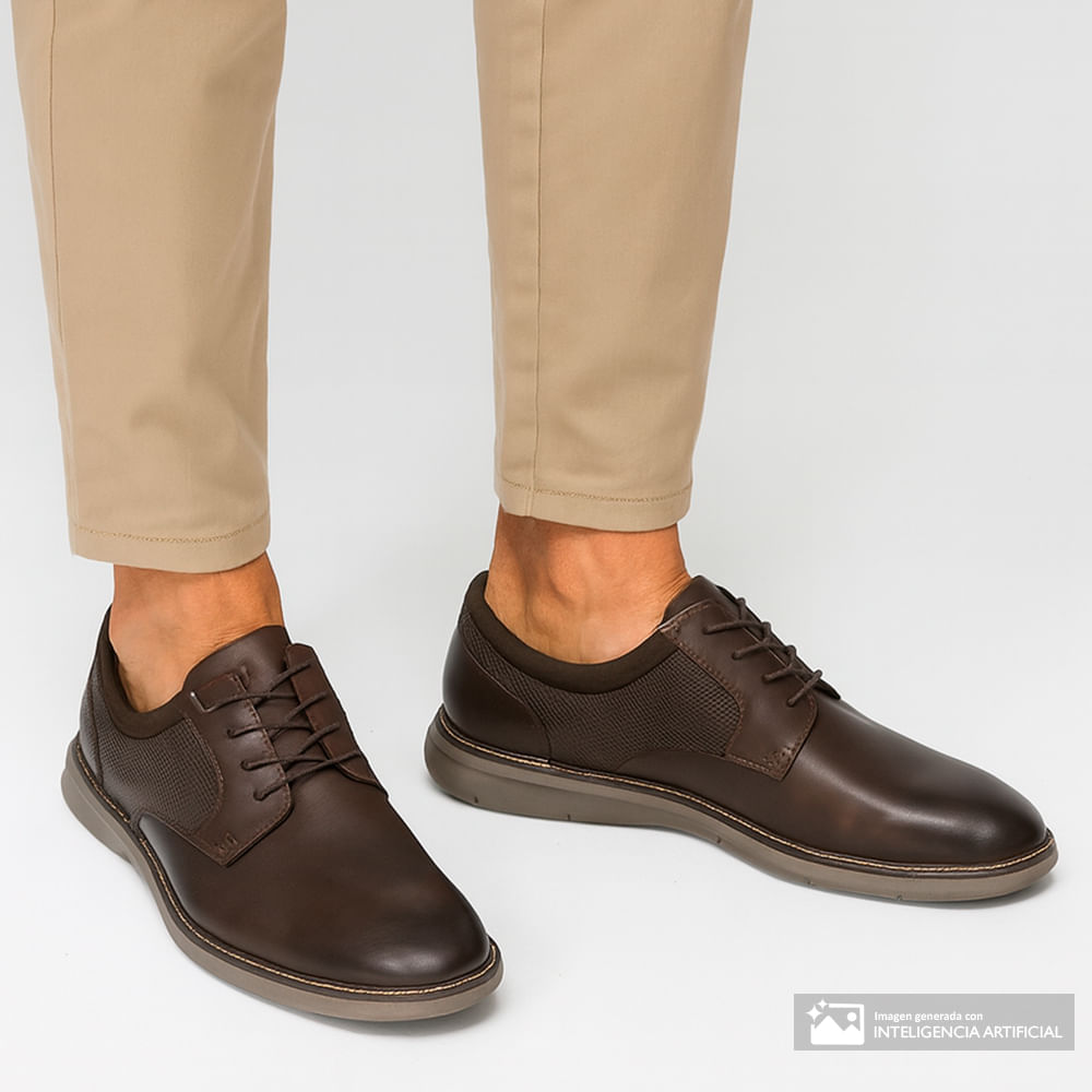 Calzado de vestir Nunn Bush Chase PT OX café para hombre