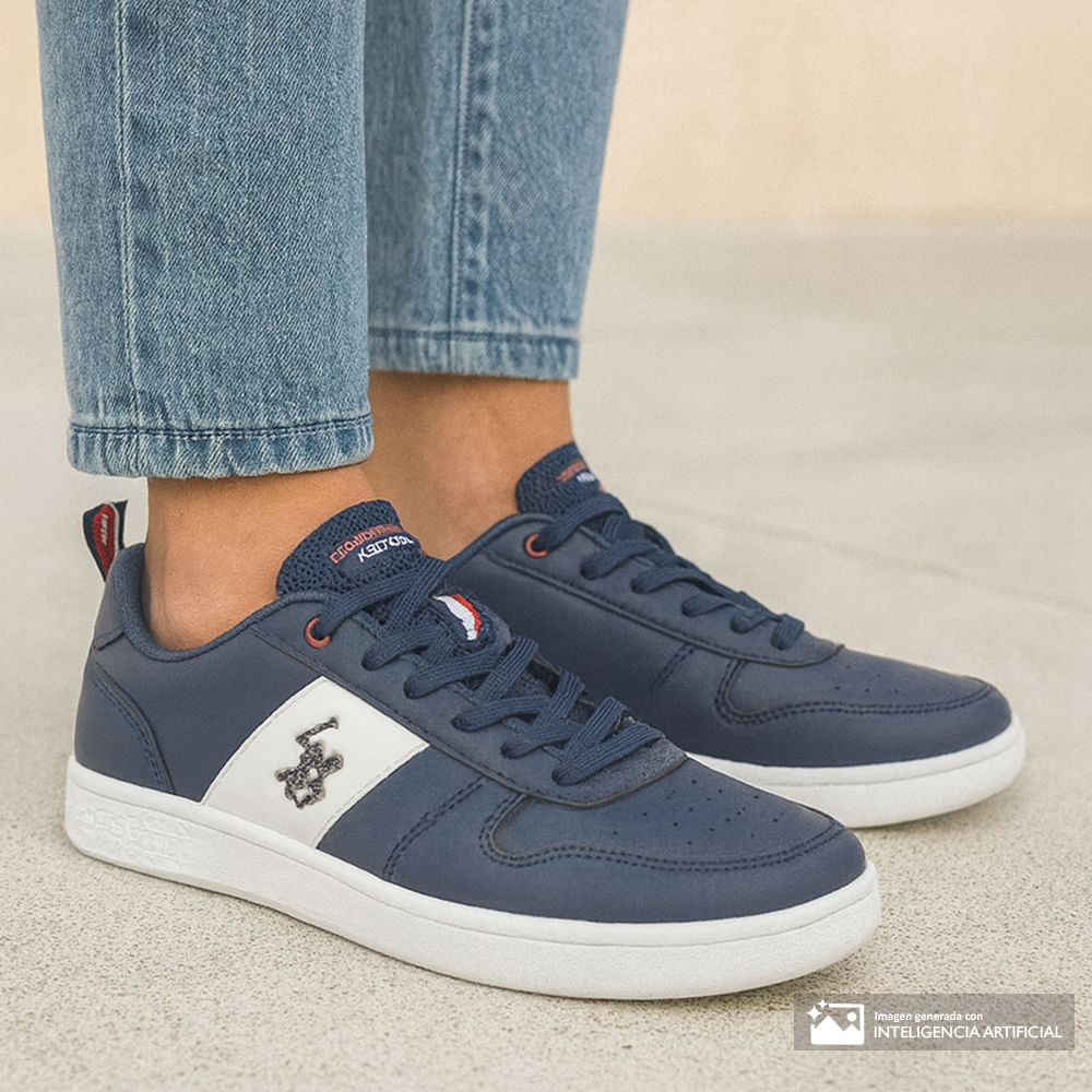 Zapato casual Beverly Hills Polo Club azul para hombre