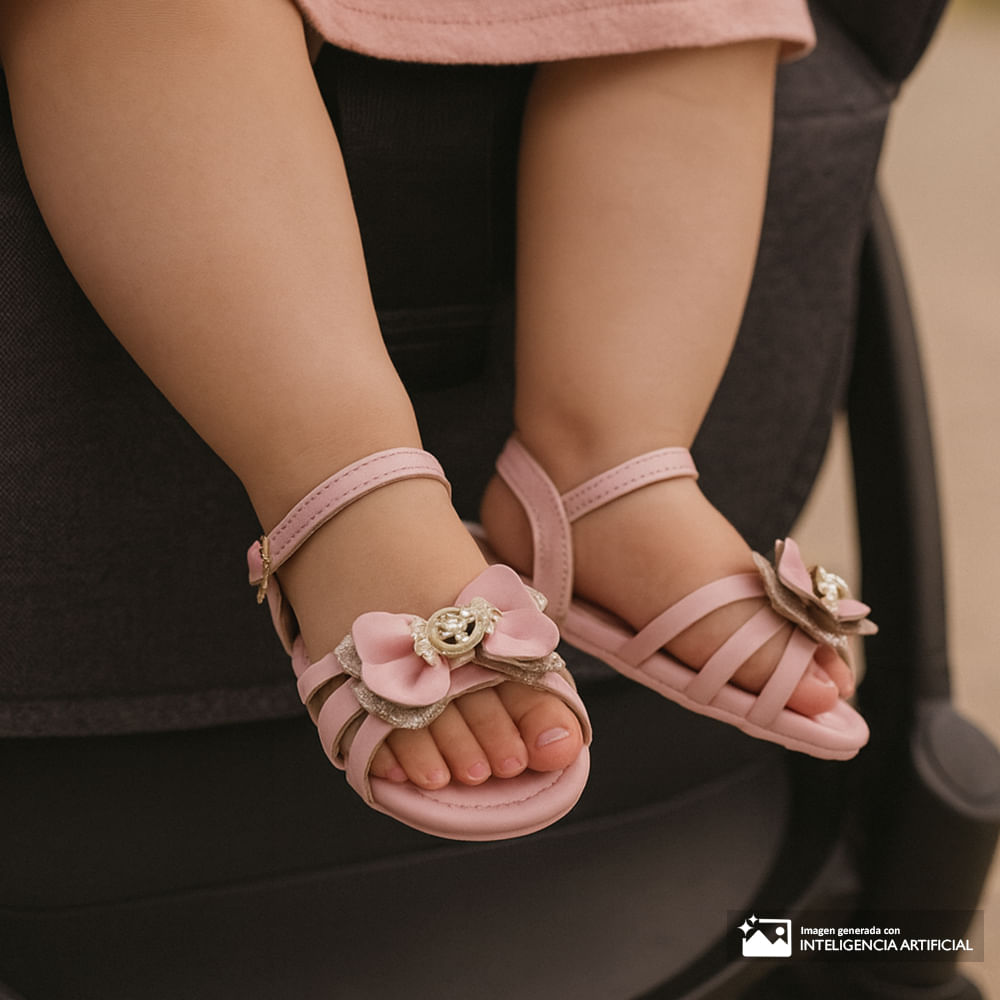 Sandalia casual Orange rosa para niña bebé