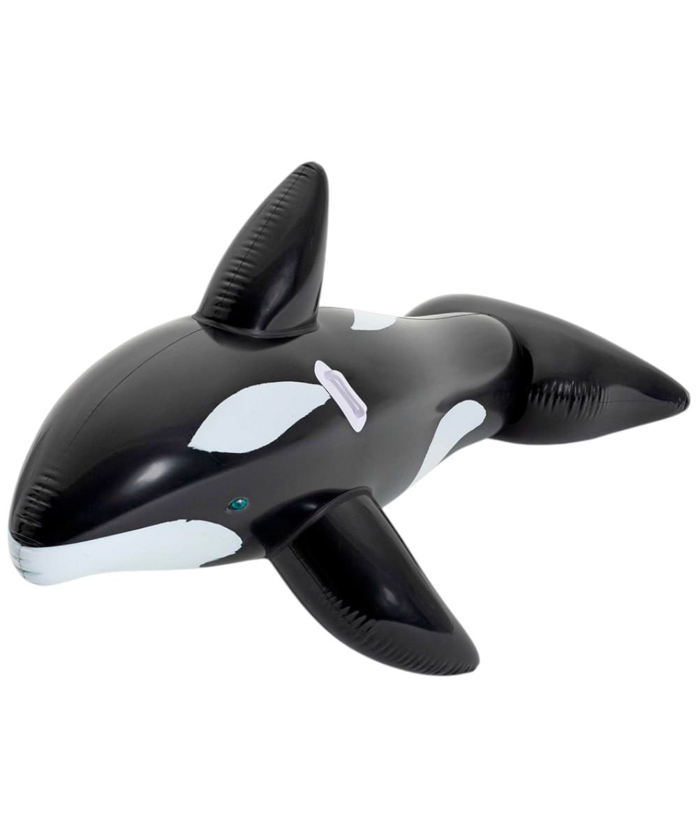 Flotador en forma de ballena Bestway negro y blanco