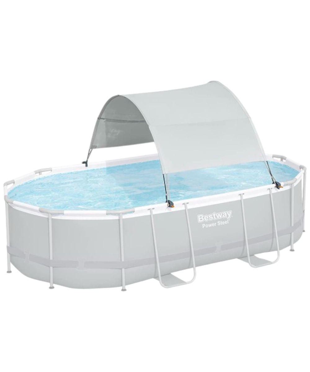 Piscina con toldo protector Bestway 211 x 344 cm