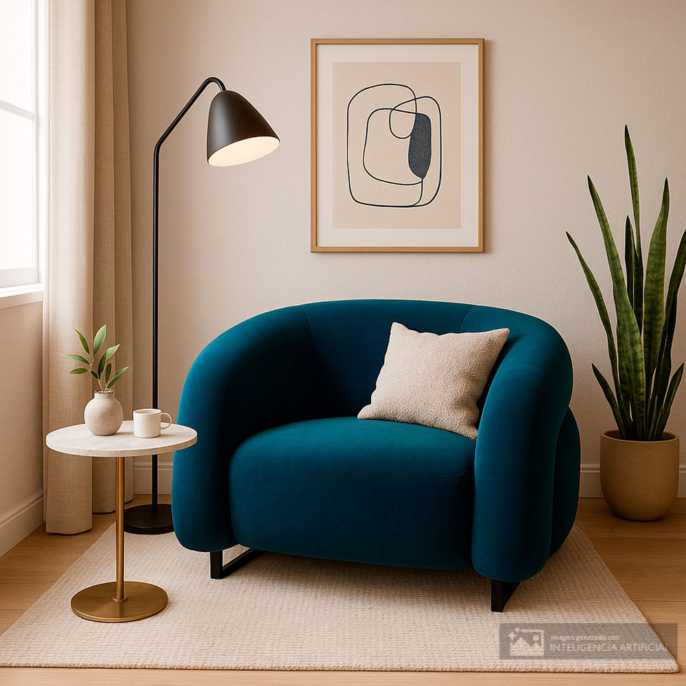 Sofá Arches azul oscuro