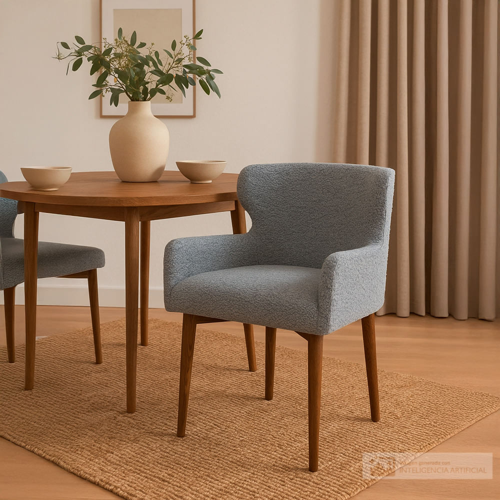 Silla de comedor Annagranite gris