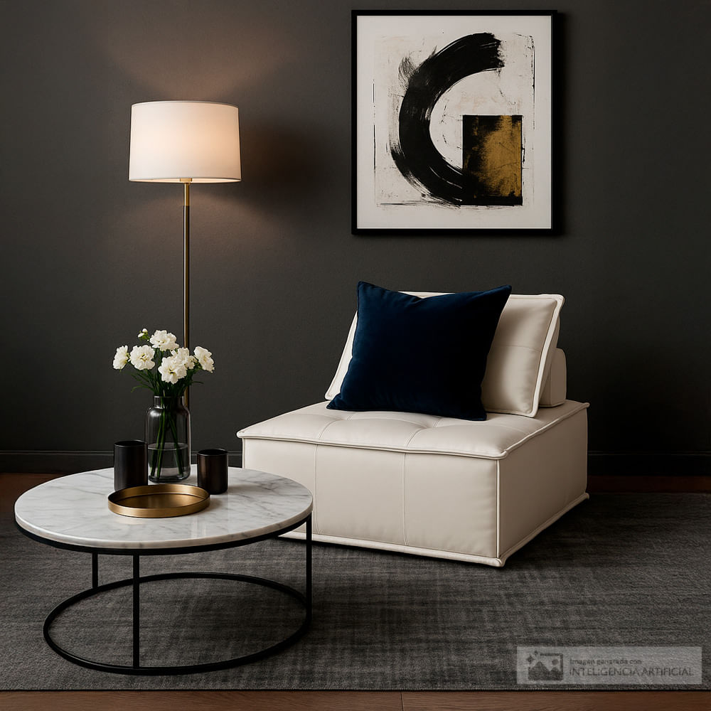 Sofá modular blanco