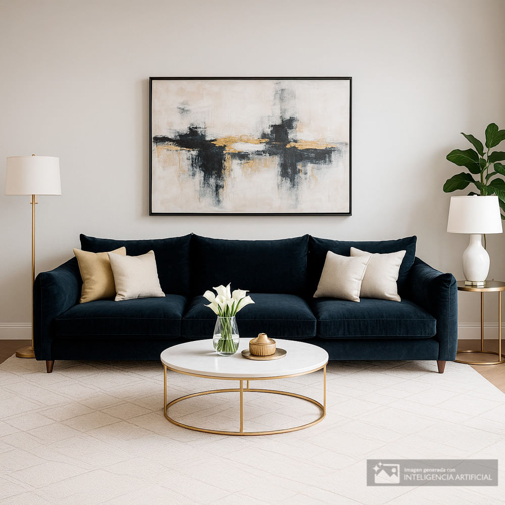 Sala modular Pillow talk negro tornasol