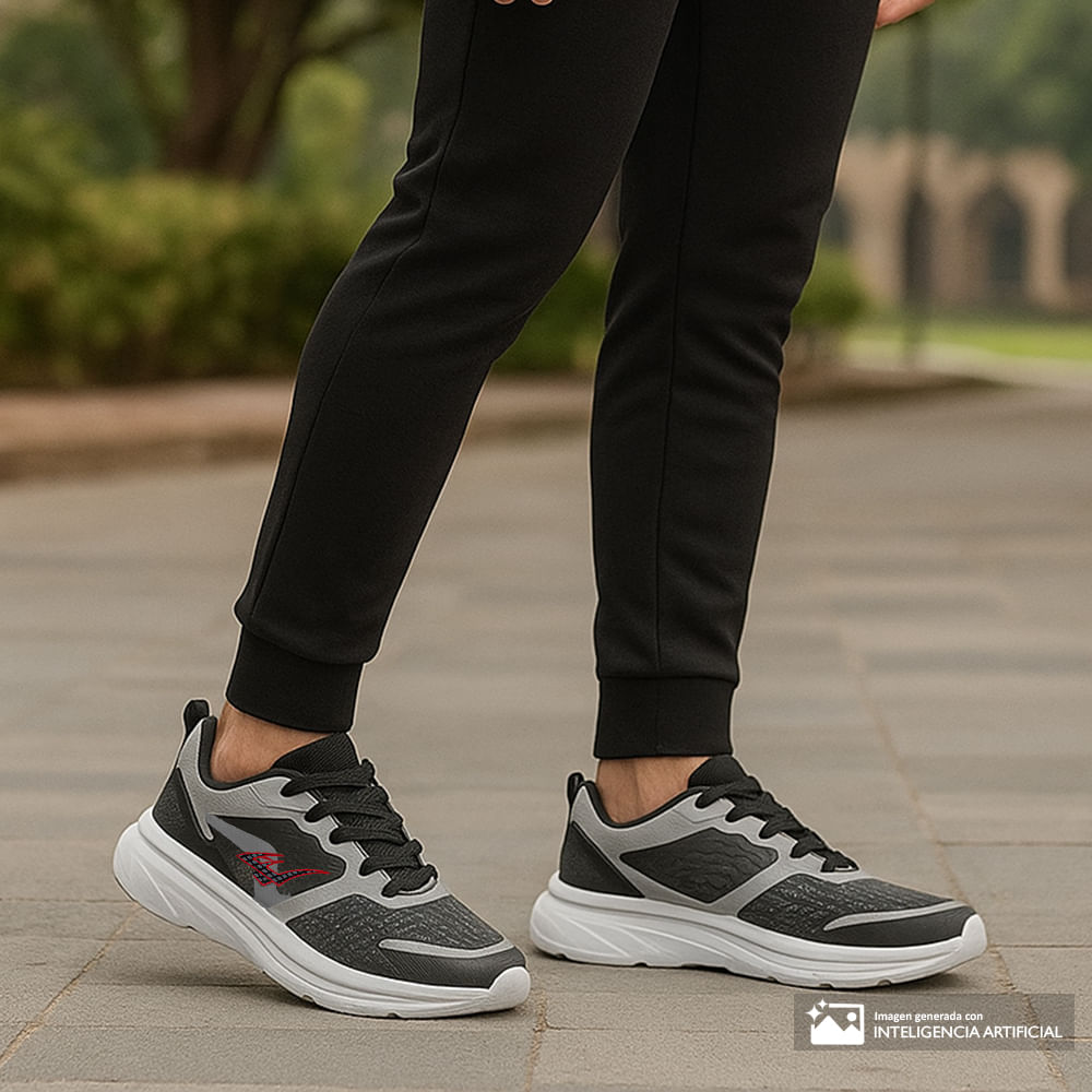 Zapato deportivo Everlast gris/blanco para hombre