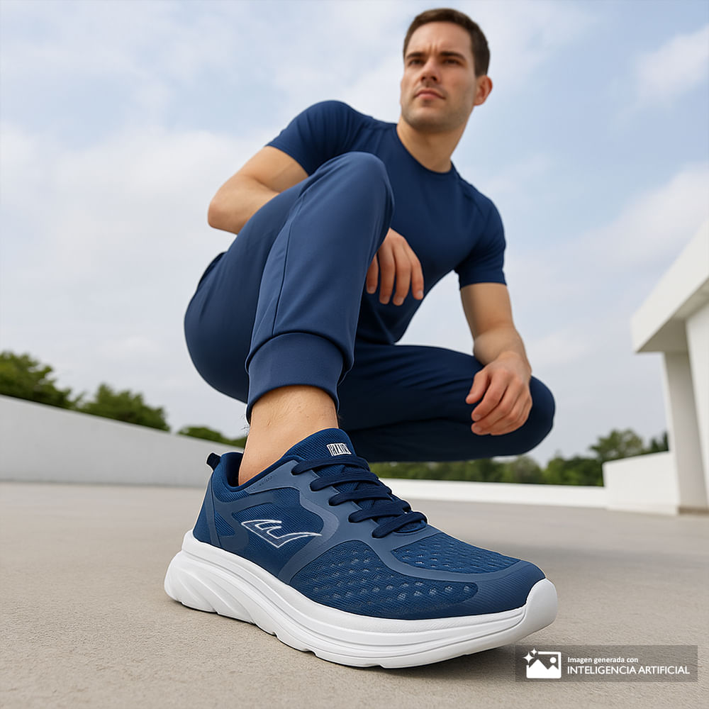 Zapato deportivo Everlast azul para hombre