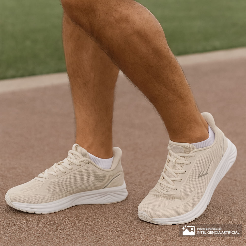 Zapato deportivo Everlast beige para hombre