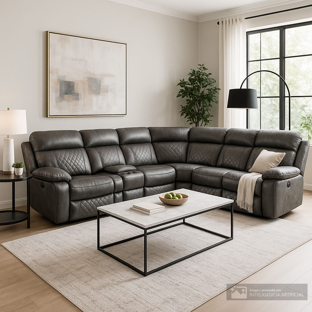 Sala seccional reclinable eléctrica Infinity