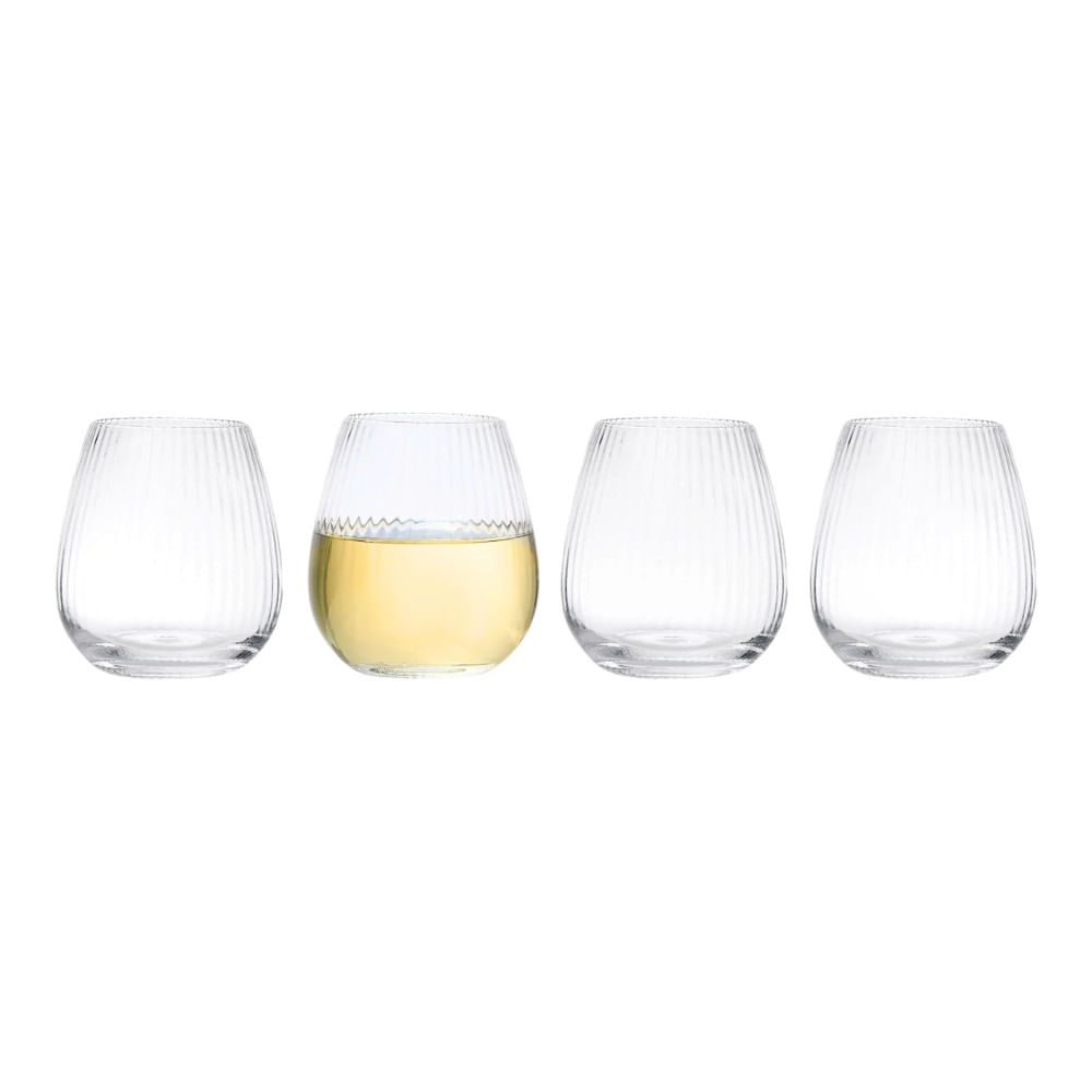 Set de copas sin tallo Godinger de cristal 355 ml