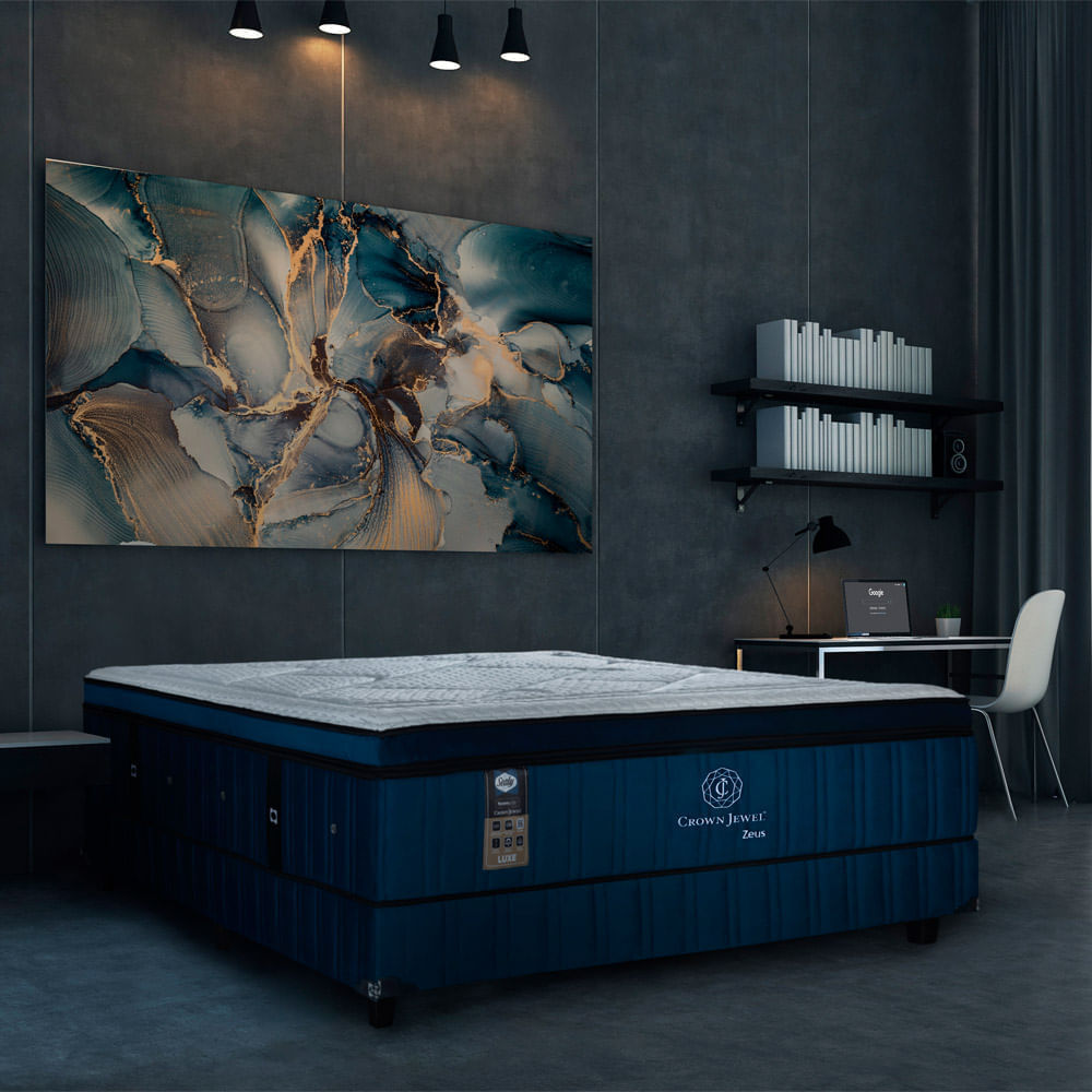 Cama Sealy Zeus confort medio Memoru cool-foam