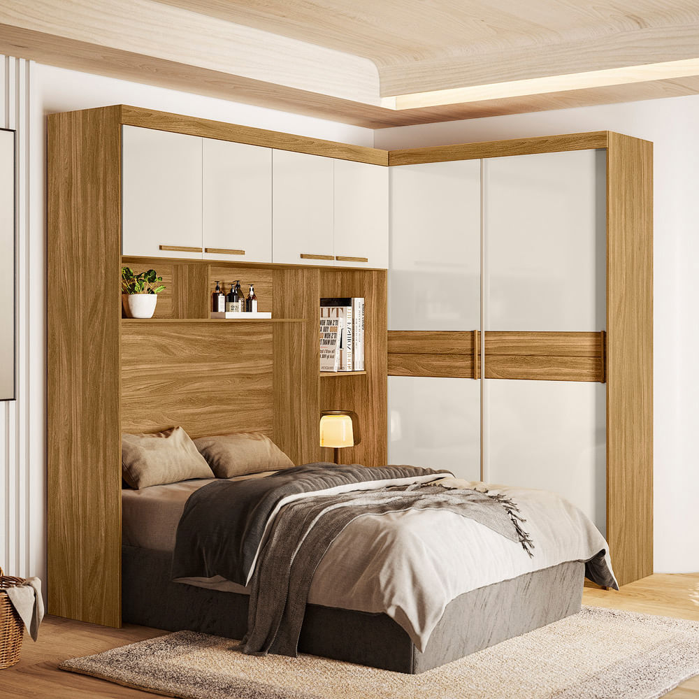 Combo Ropero y Respaldo Florenca