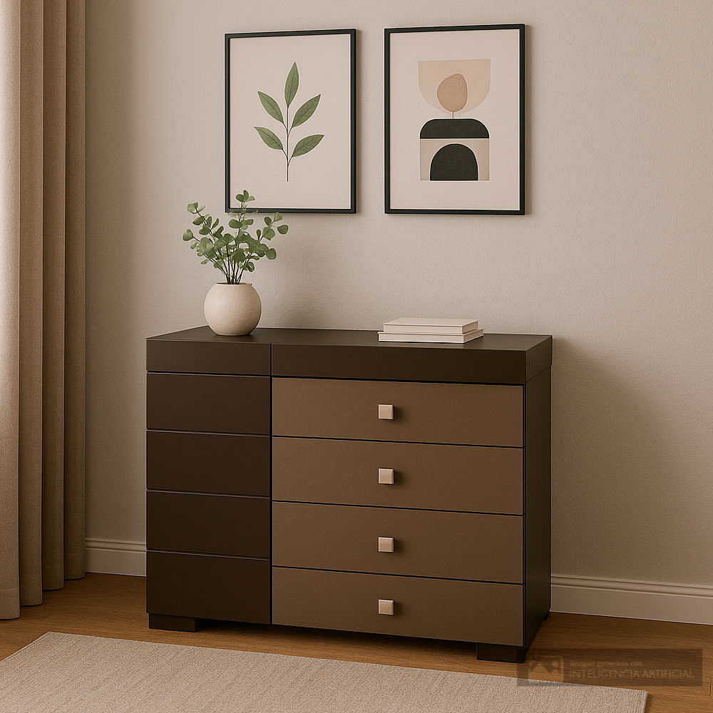 Gavetero vertical Estela 6 cajones 75.34 x 82.3 x 48.56