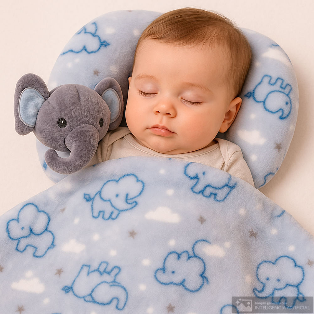 Frazada con almohada de soporte