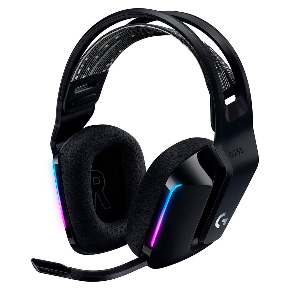 Audífono inalámbrico gaming Logitech G733 Lightspeed RGB