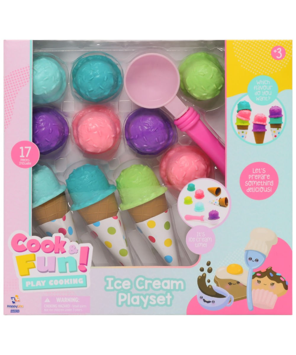 Cook & fun set juego helados 17 piezas