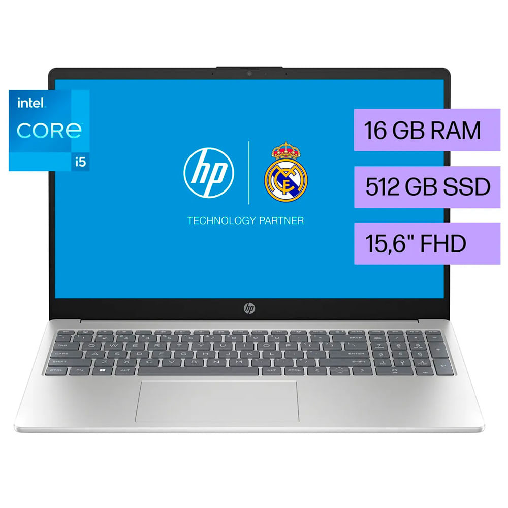 Laptop  HP Pavilion 15-FD0059LA Intel Core i5-1235U 16GB RAM 512GB SSD Almacenamiento Windows 11 15.6" (39.62 cm)