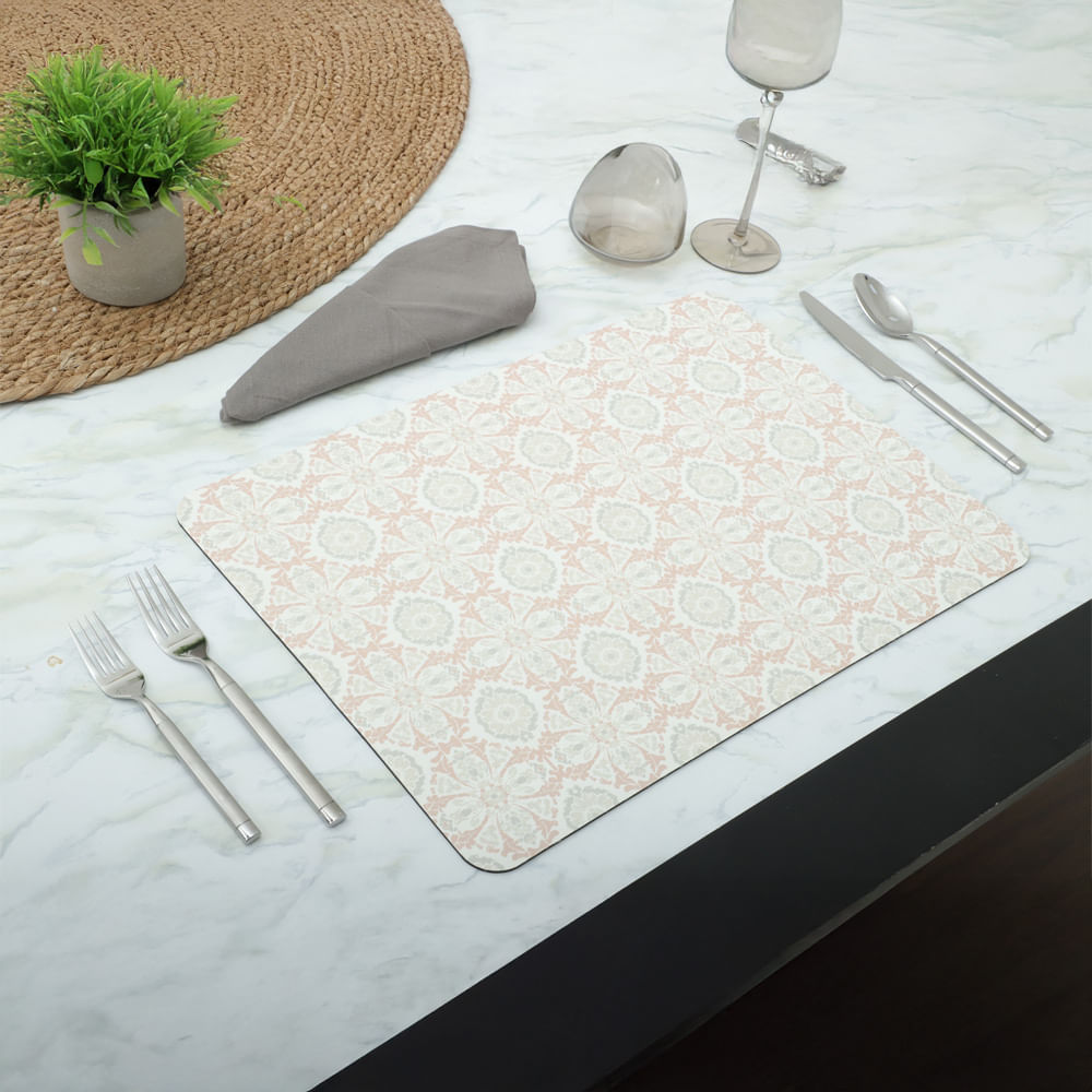 Set de 4 individuales rectangulares para mesa 33x48 cm