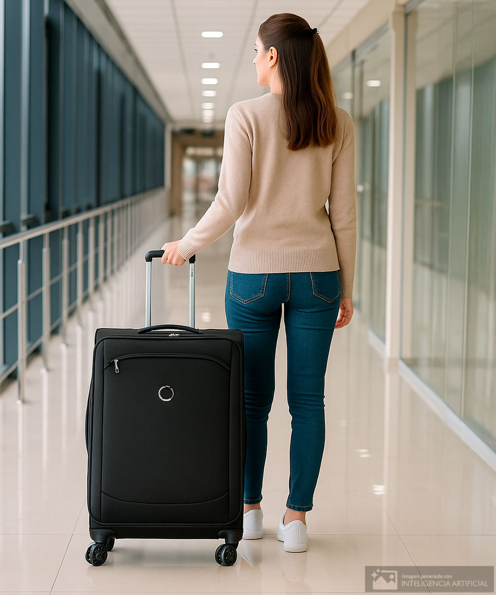 Maleta Delsey Montmartre Air 2.0 grande negra