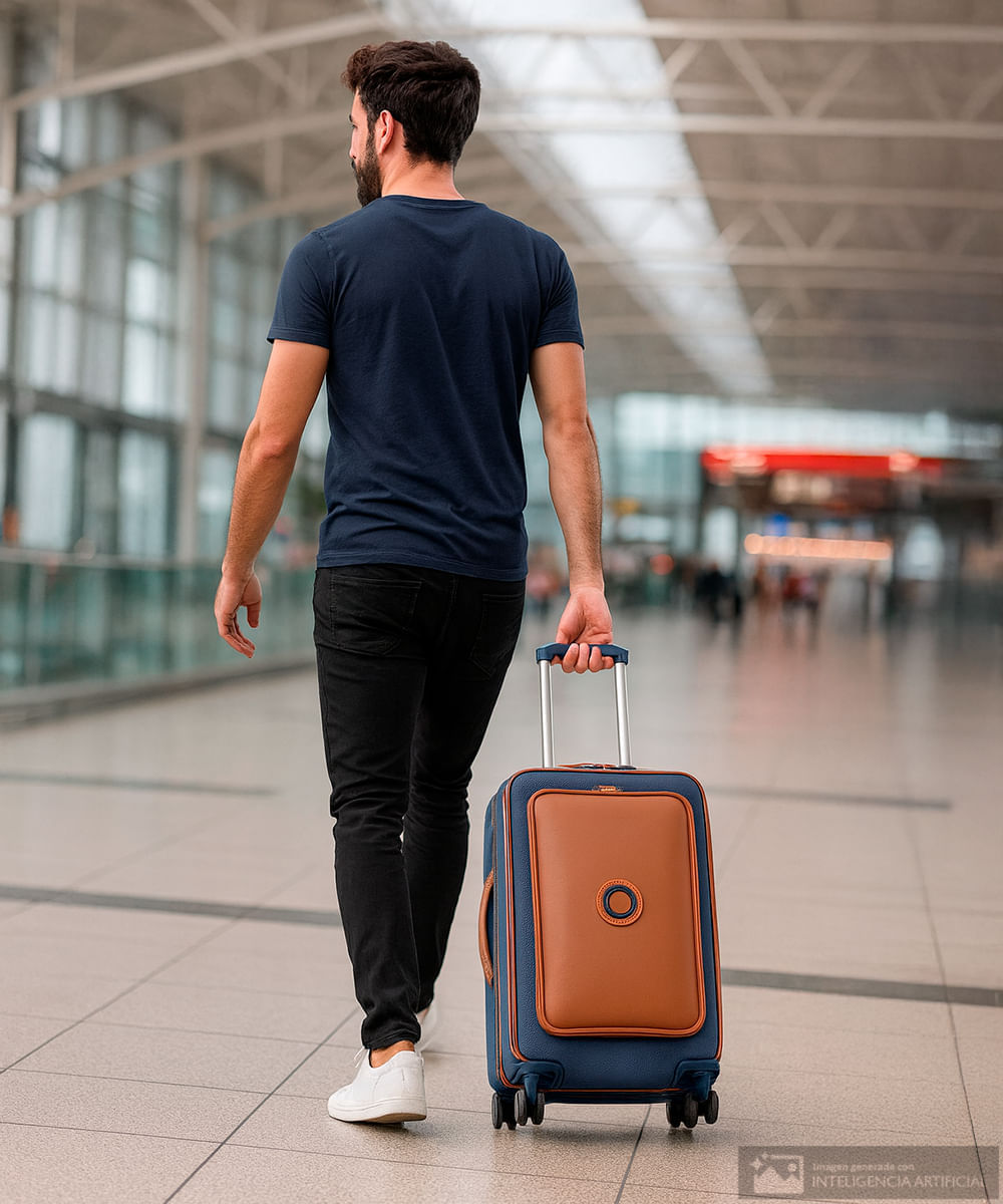 Maleta Delsey Chatelet Air 2.0 pequeña azul navy