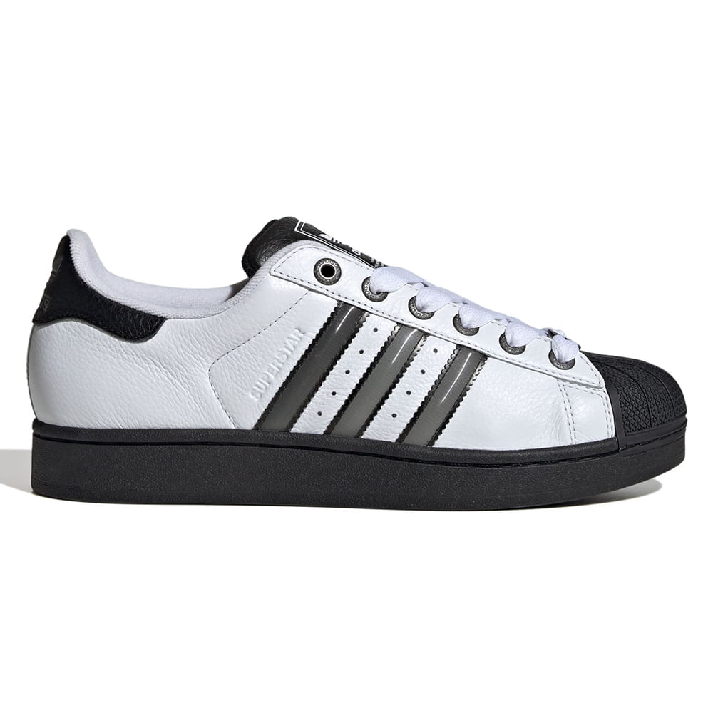 Zapato Adidas Originals Superstar II casual color blanco para mujer