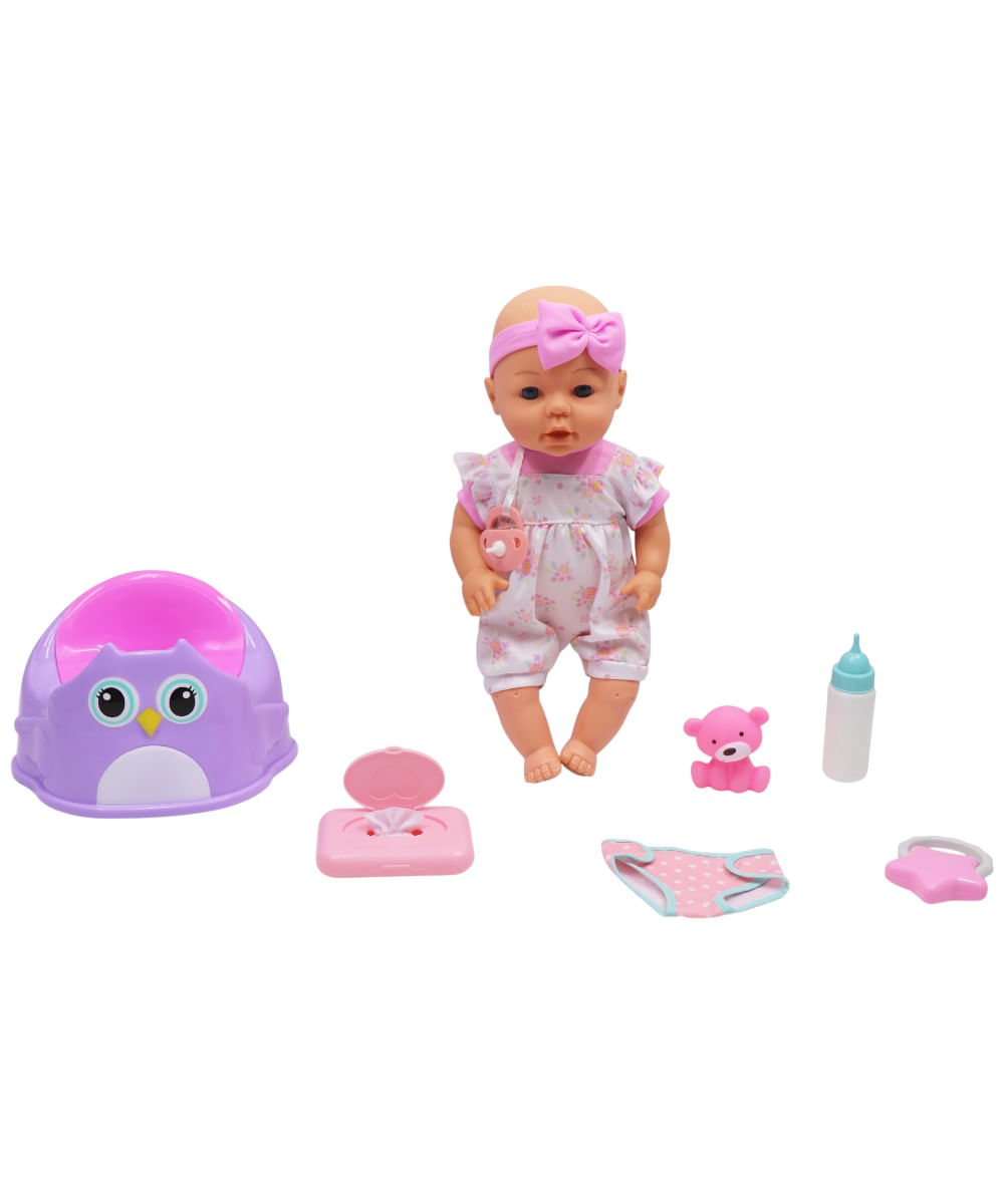 Dream collection muñeca juega a mojar al bebé