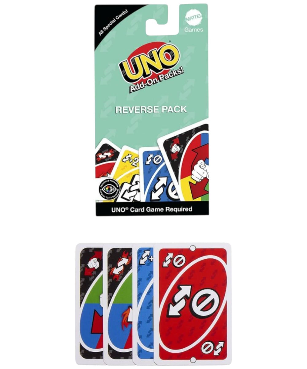 Uno juego de cartas paquetes complementarios
