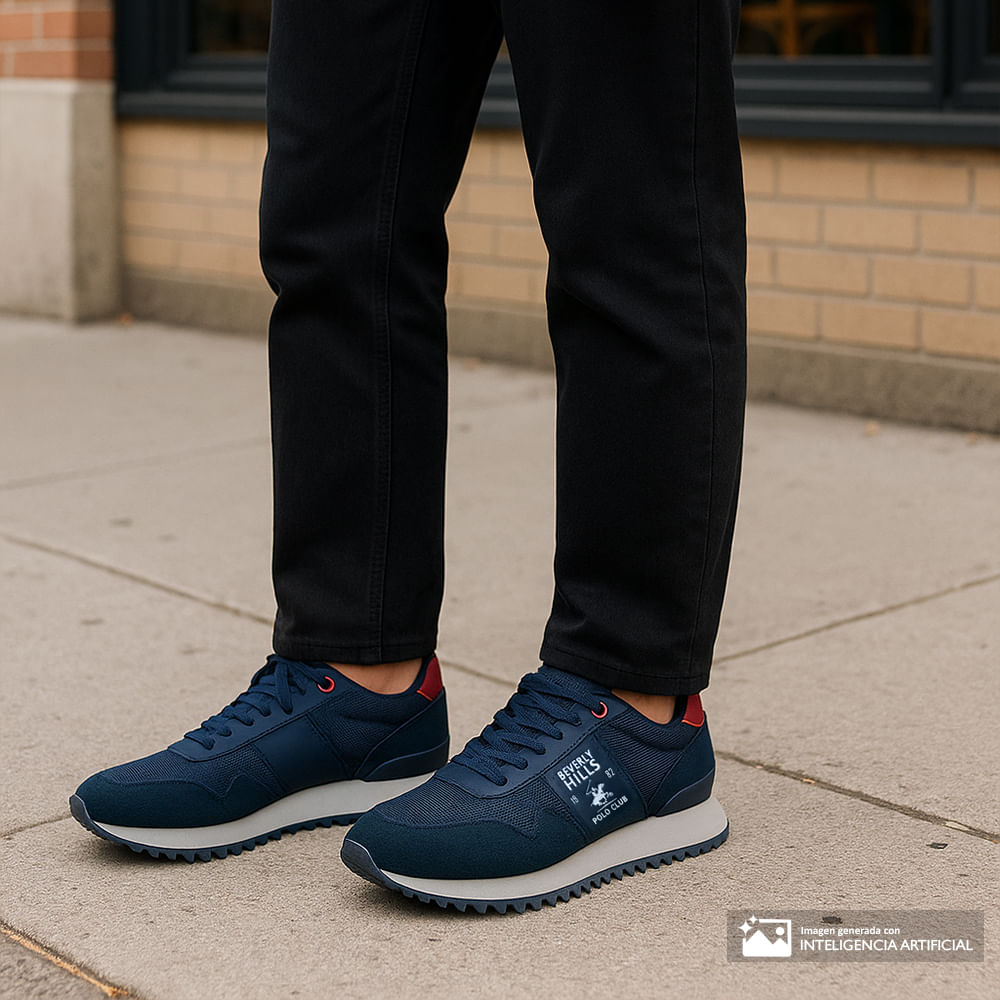 Zapato deportivo Beverly Hills Polo Club azul para hombre