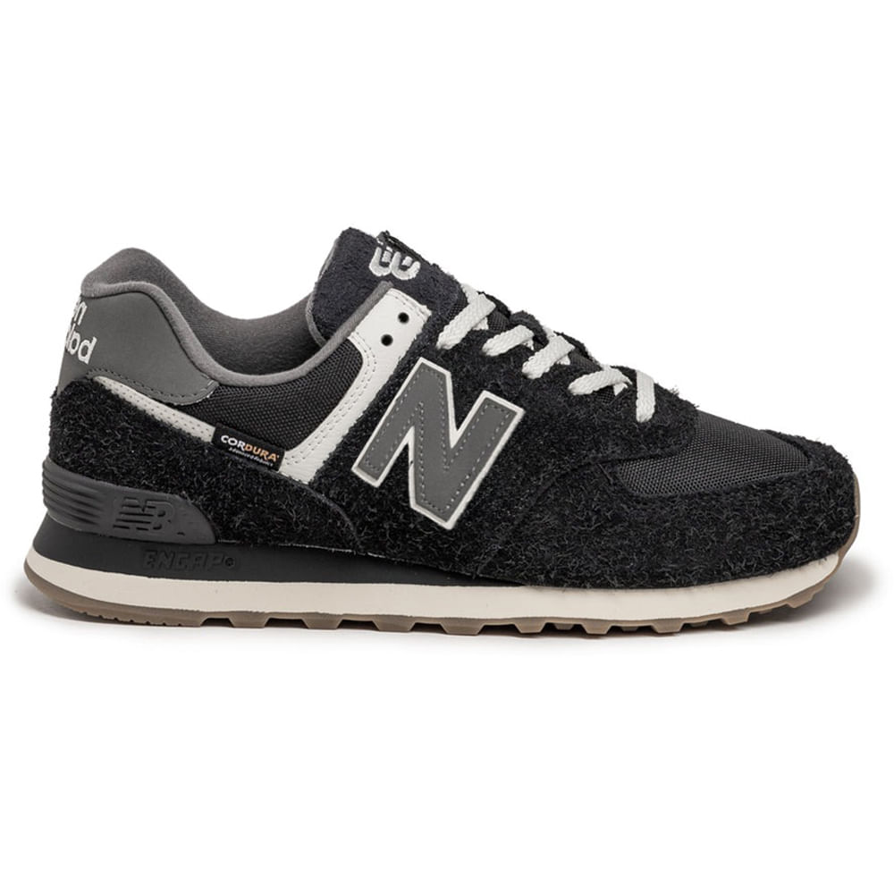Zapato New Balance 574 Classics casual color negro para mujer