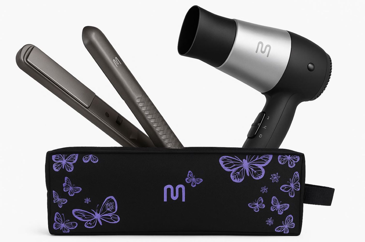 Kit Secadora y Plancha para Cabello Multilaser KIT SECADORA Y PLANCHA PARA CABELLO EB150USA