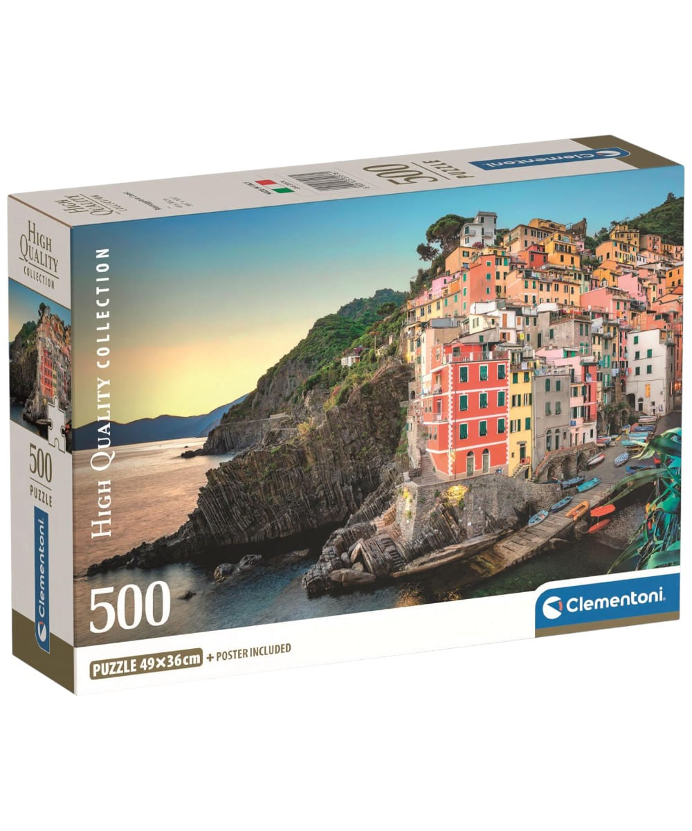 Clementoni rompecabezas 500 Hqc Riomaggiore Coast