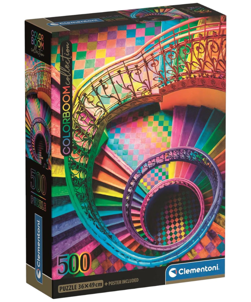 Clementoni rompecabezas 500 Hqc colorboom escaleras