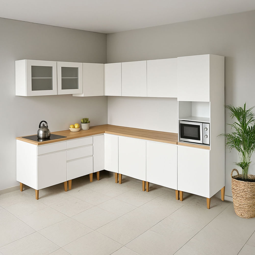 Mueble de cocina Siena 84 cm x 200 cm x 50 cm