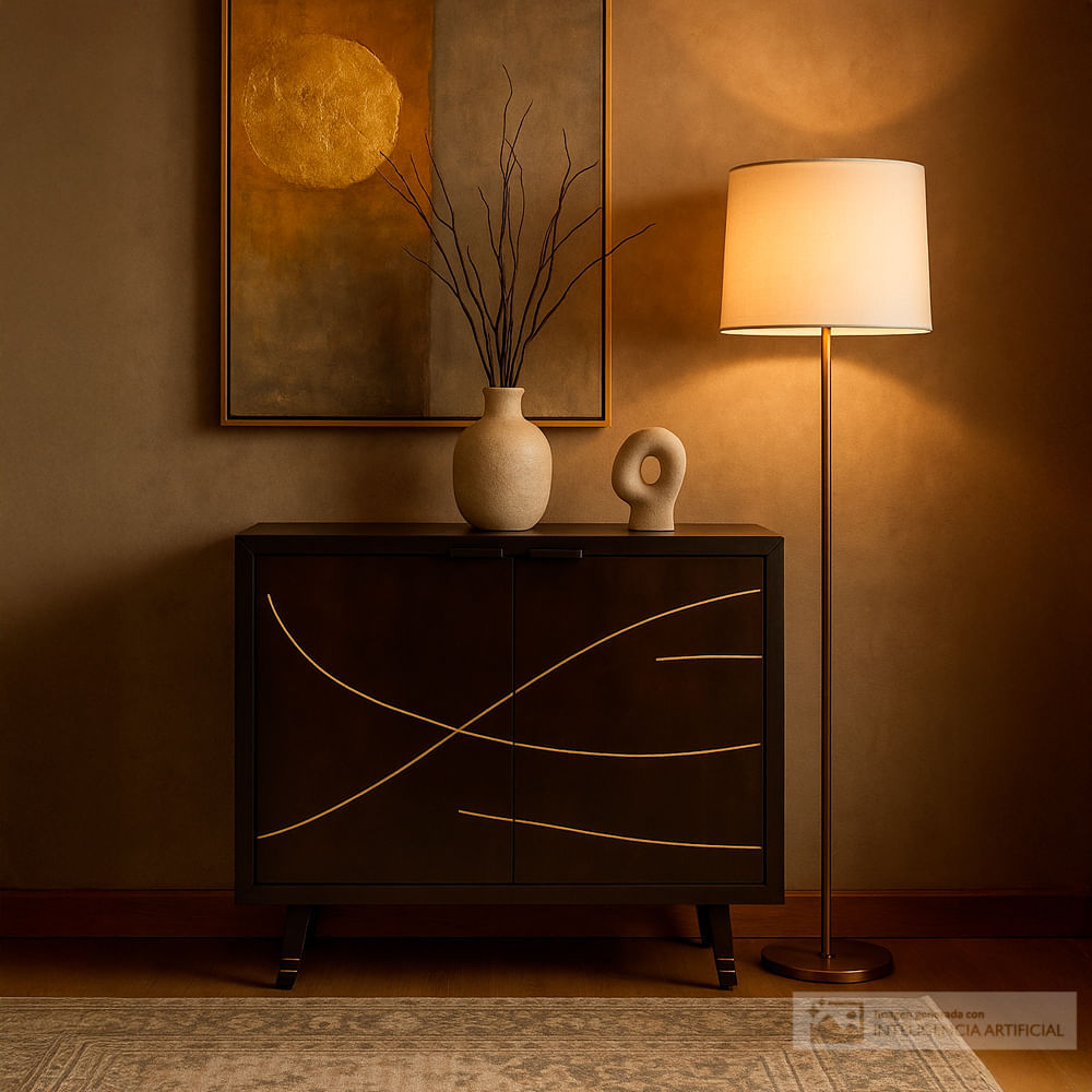 Gabinete 2 puertas con diseño