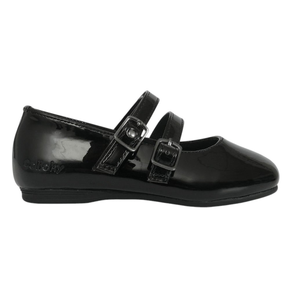 Zapato casual Colloky negro para niña bebé