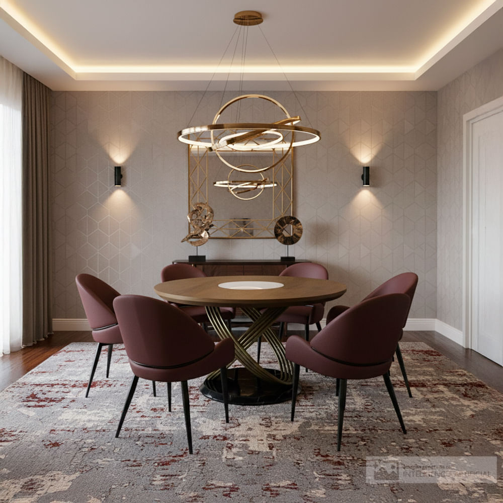 Comedor 6 personas redondo Vortex II