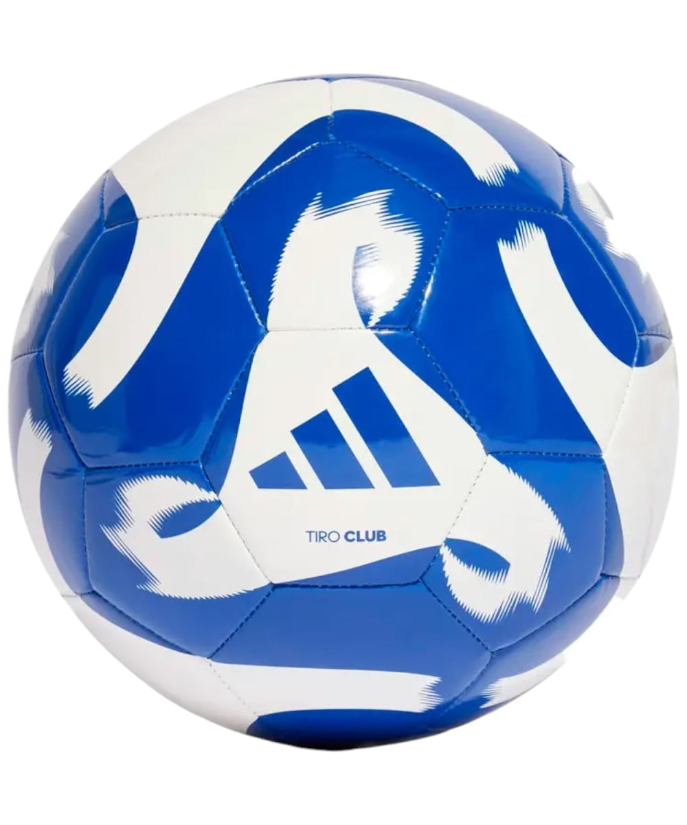 Balón de fútbol Adidas tiro club #5 blanco y azul