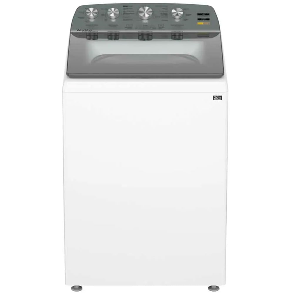 Lavadora automática carga superior 26 kg agitador 2 en 1 8MWTW2654WRM Whirlpool